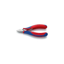 Knipex Elektronik-Seitenschneider Länge 115 mm Form 3 Facette ja, klein Mehrkomponenten-Hüllen spiegelpoliert