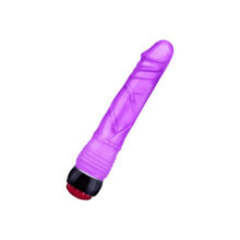 Stufenloser Vibrator mit Aderung, 22 cm