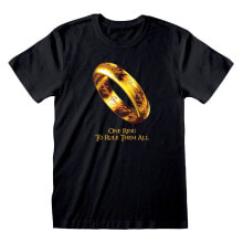 HEROES Official Lord Of The Rings One Ring To Rule Them All Short Sleeve T-Shirt