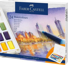 Faber-Castell Farby akwarelowe CS kostki 24 kol. FABER CASTELL