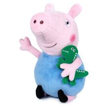 SOFTIES Peppa & Georges With Toy 20 CmEco Teddy