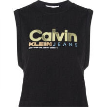 CALVIN KLEIN JEANS Colorful Artwork Sleeveless T-Shirt