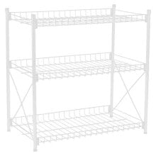 SAYMA 3 Tier Metal Shelf Confortime 52x34x55 cm