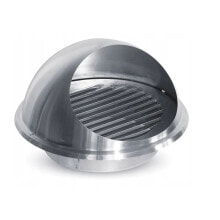 EDM Stainless steel ventilation grille recessed cup 125 mm