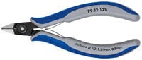 KNIPEX 79 52 125 - Diagonal-cutting pliers - Chromium-vanadium steel - Plastic - Gray/Blue - 12.5 cm - 58 g