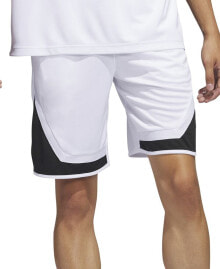 adidas men's Pro Block Loose-Fit Basketball Shorts