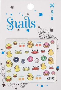 Товары для дизайна ногтей snails Naklejki na paznokcie Quack Quack