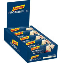 Протеиновые батончики и перекусы POWERBAR Protein Plus 33% 90g 10 Units Vanilla And Raspberry Energy Bars Box
