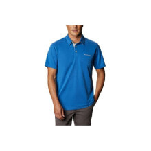 Мужские спортивные поло мужская футболка-поло спортивная синяя с логотипом Columbia Nelson Point Polo M 1772721432