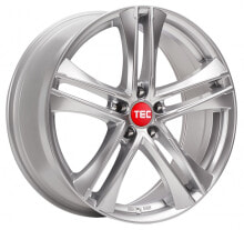 Колесный диск литой TEC Speedwheels AS4 EVO hyper-silber 8x19 ET40 - LK5/114.3 ML72.5