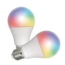 ENERGEEKS E27 8W 806Lm Cct (2700-6500K) Dimmable & Rgb E27 8W 806Lm Cct (2700-6500K) & Rgb Smart Wifi LED Bulb 2 Units