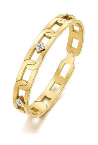 Браслеты elegant gold-plated bracelet with crystals With You BWY20