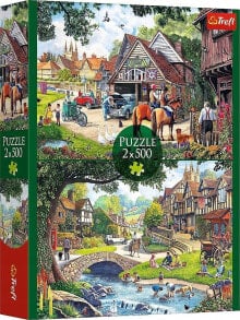 Trefl PUZZLE 2x500 Sielankowe życie 37494