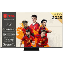 Купить телевизоры TCL: Смарт-ТВ TCL 75C805 4K Ultra HD 75" QLED