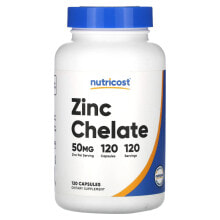 Zinc Chelate, 50 mg, 120 Capsules