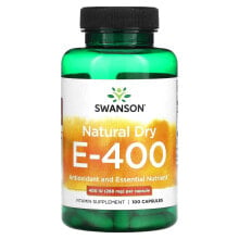 Swanson, Natural Dry E-400, 268 мг (400 МЕ), 250 капсул