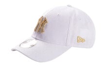 New Era 纽亦华 MLB系列 NY 金属LOGO 可调节 棒球帽 男女同款情侣款 白色 / Кепка New Era MLB NY LOGO 12588106