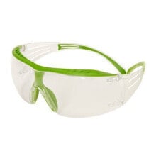 Средства защиты органов зрения 3M SF401XRAS-GRN защитные очки Зеленый Пластик