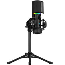 Купить микрофоны для компьютера streamplify: Streamplify MIC RGB Mikrofon, USB-A, schwarz - inkl. Dreifuß