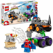 Конструктор LEGO Spidey Схватка Халка и Носорога на грузовиках 10782