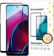 Hurtel Wozinsky Full Glue Tempered Glass szkło hartowane Motorola Moto G Stylus 2022 9H na cały ekran z czarną ramką