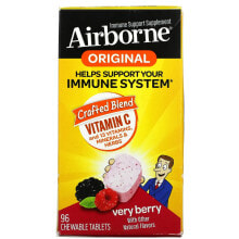 ЭйрБорн, оригинальная добавка для укрепления иммунитета со вкусом ягод, 64 жевательные таблетки