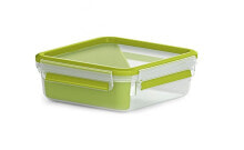 Посуда и емкости для хранения продуктов eMSA 518104 коробка для обеда Контейнер для ланча Зеленый, Прозрачный Полипропилен (ПП), Термопластичный эластомер (TPE) 0,85 L 1 шт