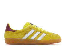 Wmns Gazelle Indoor 'Bright Yellow Burgundy'