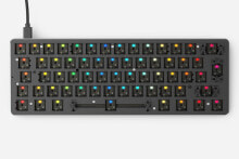 Клавиатуры клавиатура игровая Glorious PC Gaming Race GMMK - ISO Compact Черный GMMK-COMPACT-RGB-ISO