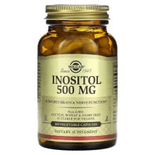 Витамины группы В Солгар, Инозитол, 500 мг, 100 растительных капсул
