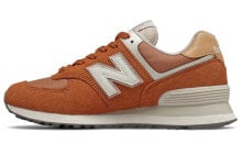 New Balance 574系列 B宽 女款 土黄色 / Кроссовки New Balance 574 B WL574SYN