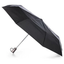 Купить женские зонты Totes Isotoner: totes Titan Auto Open Close Umbrella with NeverWet Black - 8413