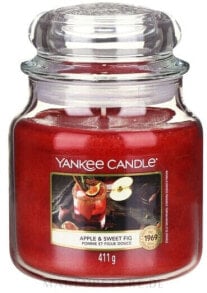 Duftkerze im Glas - Yankee Candle Apple & Sweet Fig Candle