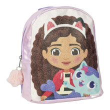 Купить школьные рюкзаки и ранцы Gabby's Dollhouse: Повседневный детский рюкзак Gabby's Dollhouse Розовый 19 x 23 x 8 см