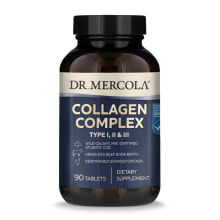 Коллаген Dr. Mercola Collagen Complex Type I-II-III Комплекс с коллагеном типов 1,2 и 3 90 таблеток