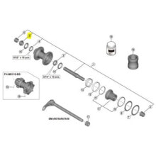 SHIMANO FH-M8110/M8110-B Cone Rear Left