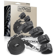 Braces, lasso and clamps for BDSM INTOYOU BLACK SHADOW