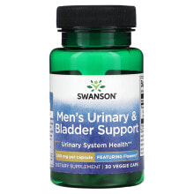 Swanson, Для поддержки мочевыделения и мочевого пузыря для мужчин, 500 мг, 30 вегетарианских капсул