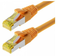 Кабели и разъемы для аудио- и видеотехники Helos Cat 6a S/FTP 1 m сетевой кабель Cat6a S/FTP (S-STP) Желтый 118100