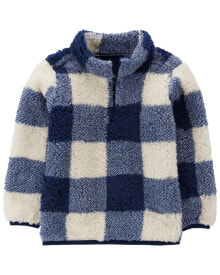 Baby Plaid Fleece Pullover