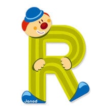 JANOD Clown Letter R