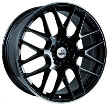 Колесный диск литой Cheetah Wheels CV.03 black horn polished 8.5x20 ET45 - LK5/108 ML70.4