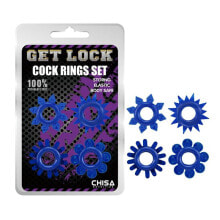 Аксессуар для взрослых CHISA Cock Rings Set-blue