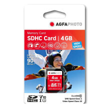 Купить фотоаппараты моментальной печати Agfa: AGFA SDHC 4GB High Speed Class 10 UHS I U1 V10 memory card