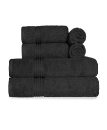 Superior solid Quick Drying Absorbent 3 Piece Egyptian Cotton Assorted Towel Set