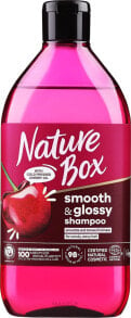 Glättendes Shampoo für widerspenstiges und welliges Haar - Nature Box Cherry Oil Smoothness Shampoo