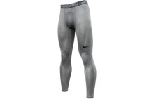 Nike Logo训练速干紧身运动长裤 男款 灰色 / Nike Logo 838068-091
