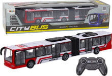 LeanToys Autobus Miejski Zdalnie Sterowany RC Czerwono-Biały