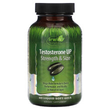 Irwin Naturals, Testosterone Up, Strength & Size, 60 Liquid Softgels