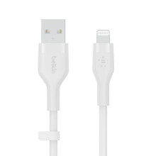 Computer connectors and adapters belkin Boost Charge USB-A to LTG Silicon 1M White - Digital